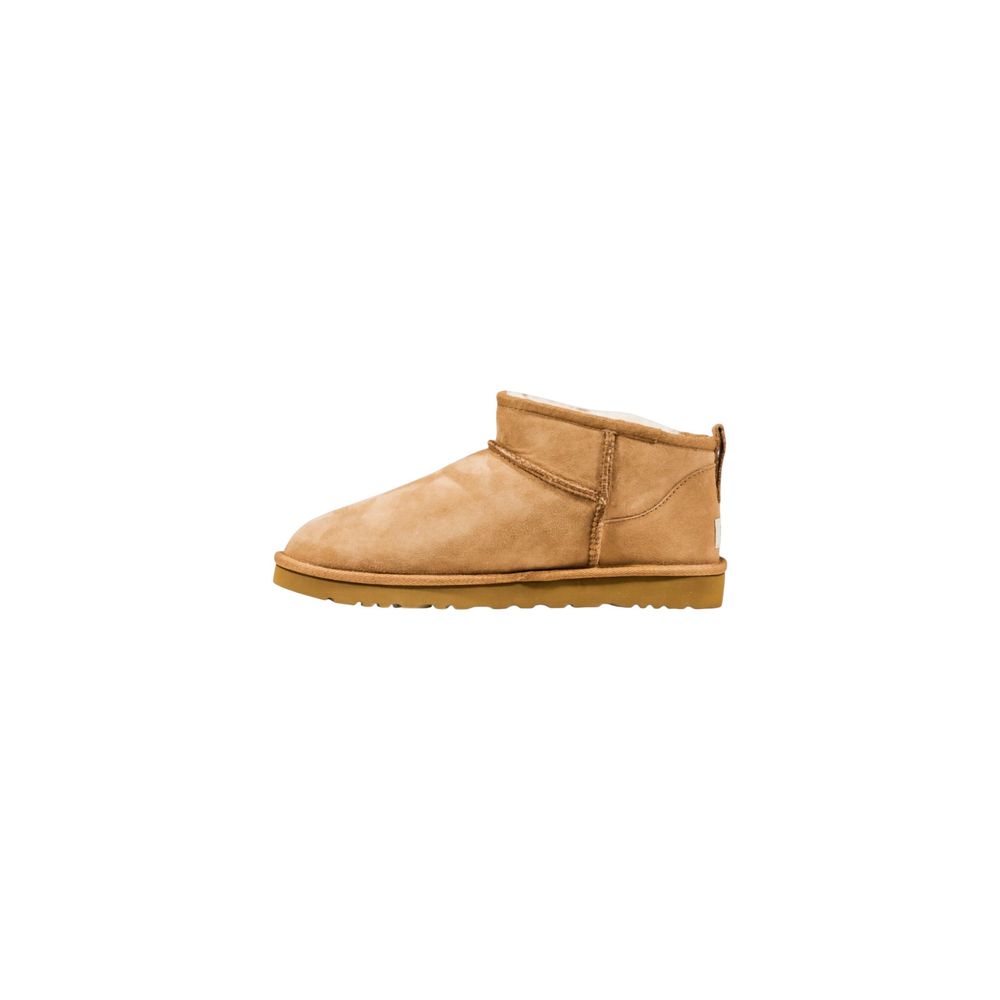 UGG Beige Leather Ankle Men's Boots