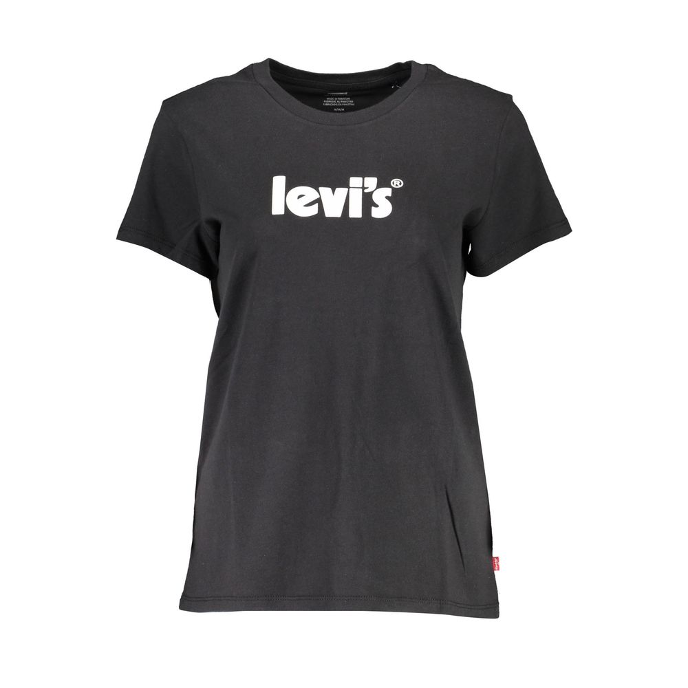 Levi's Black Cotton Women Women's T-Shirt