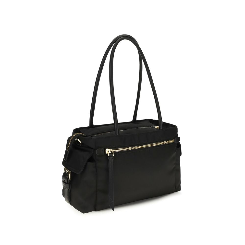Prada Black Polyamide Shoulder Women's Bag