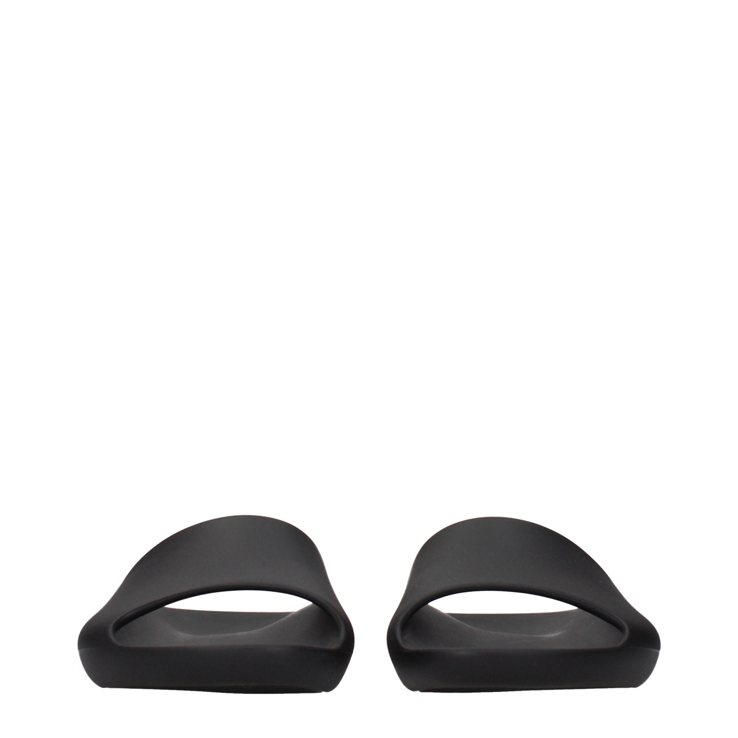 The Row Black Cotton Women's Slippers