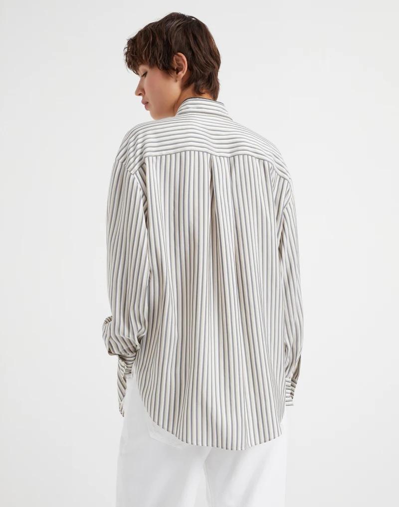 Brunello Cucinelli Multicolor Silk Women's Shirt
