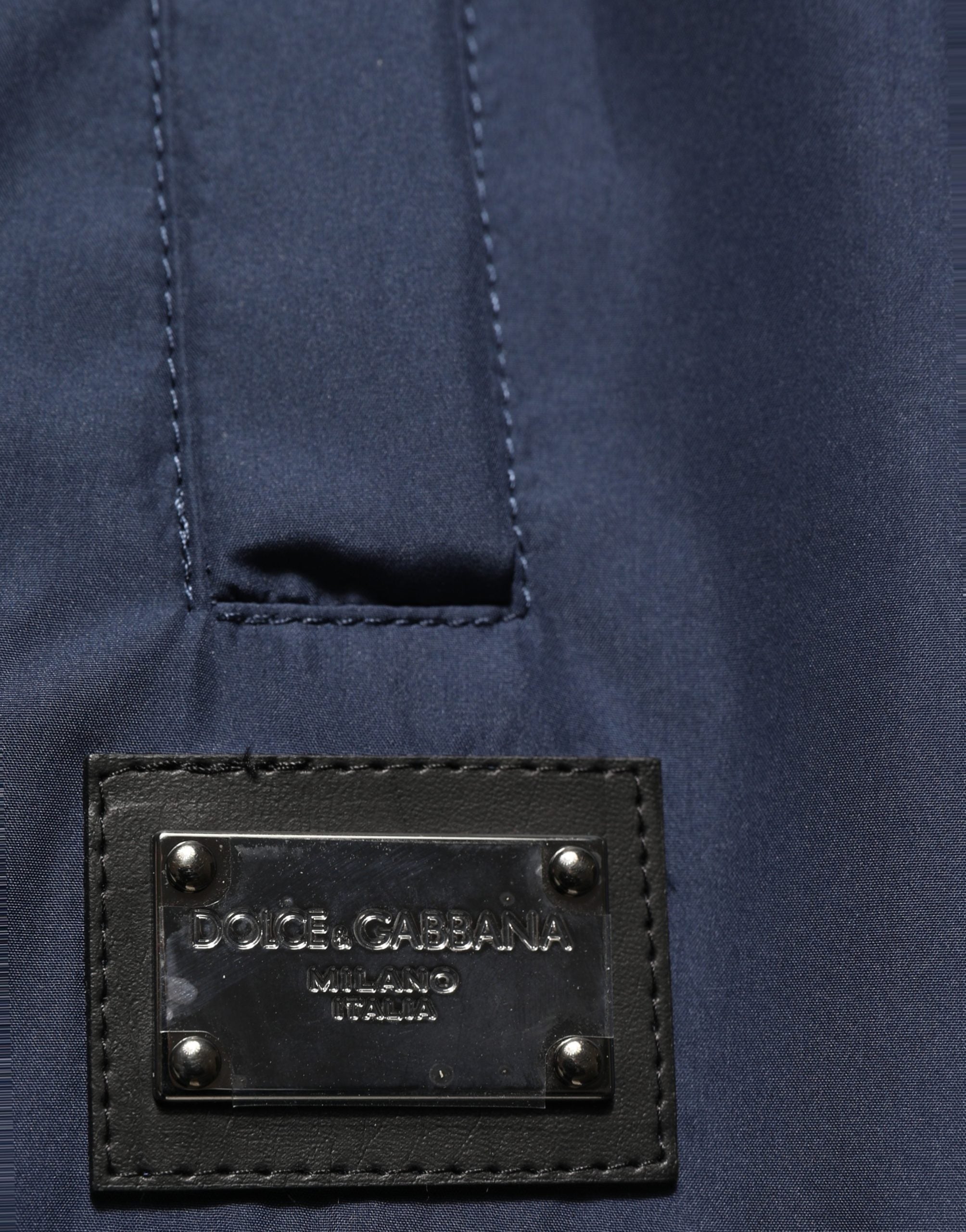 Dolce & Gabbana Dark Blue Polyester Jogger SweatMen's Men's Pants