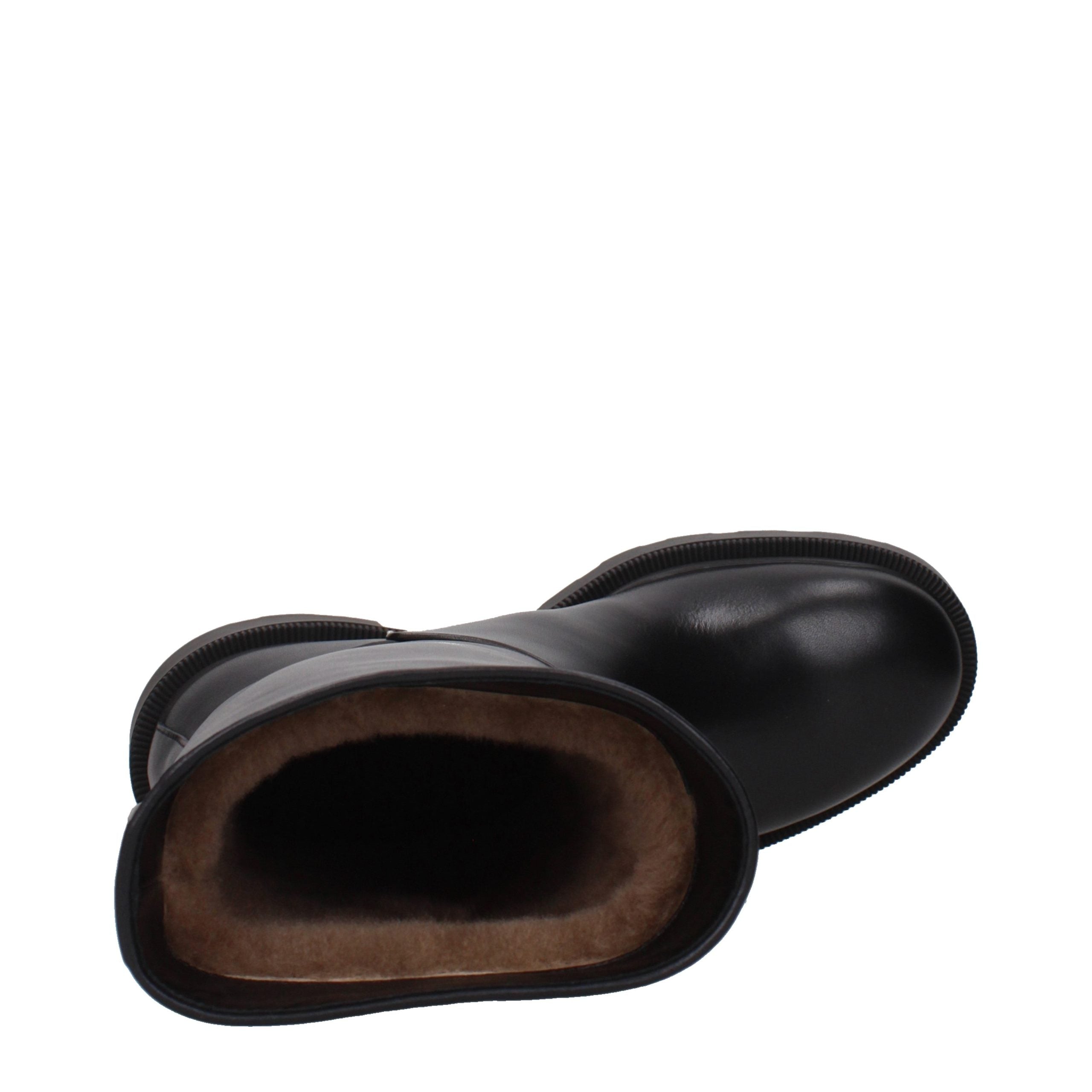 The Row Black Leather Women's Boots