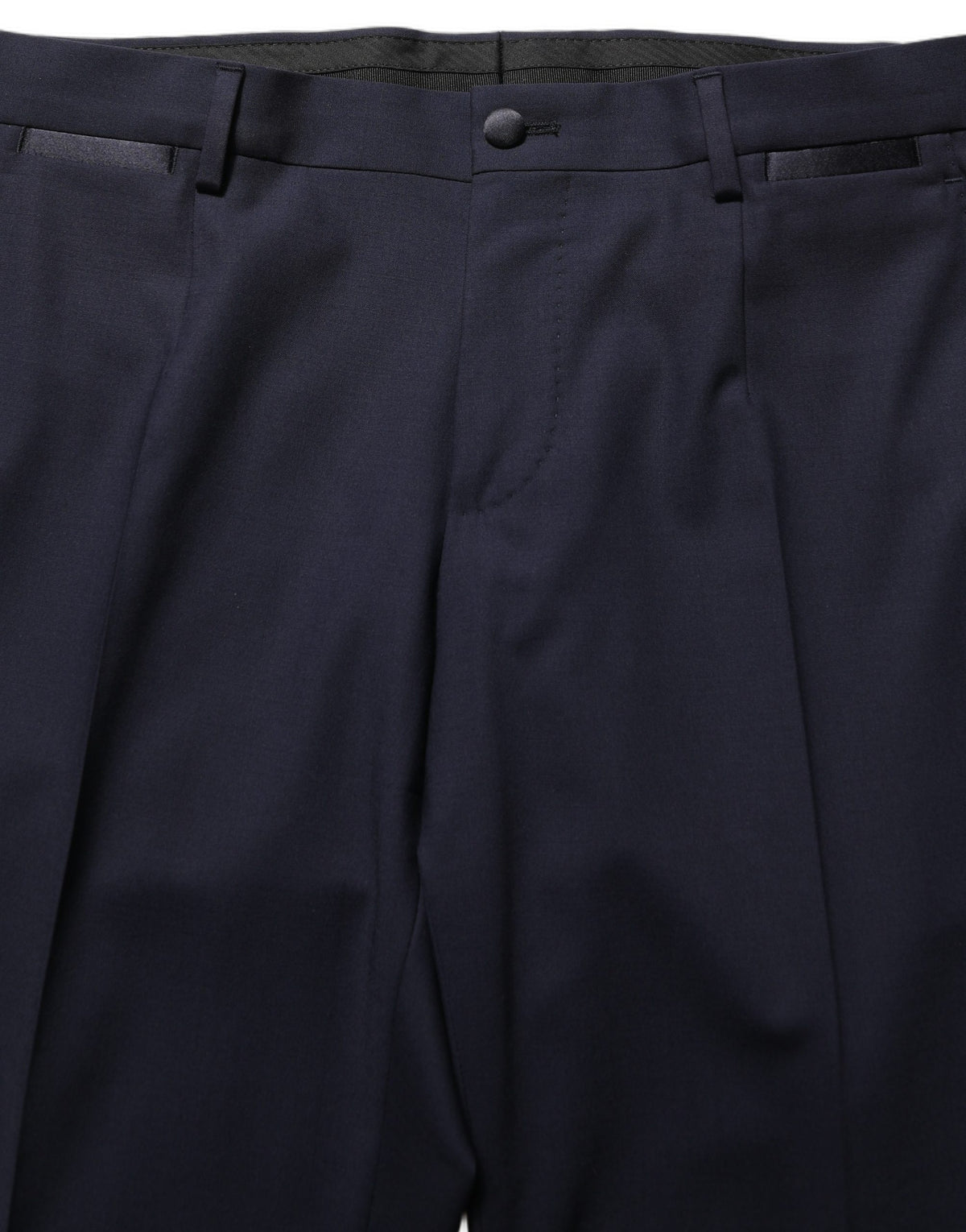 Dolce & Gabbana Dark Blue Wool Slim Fit Formal 2 Piece Men Men's Suit (Pre-Owned)