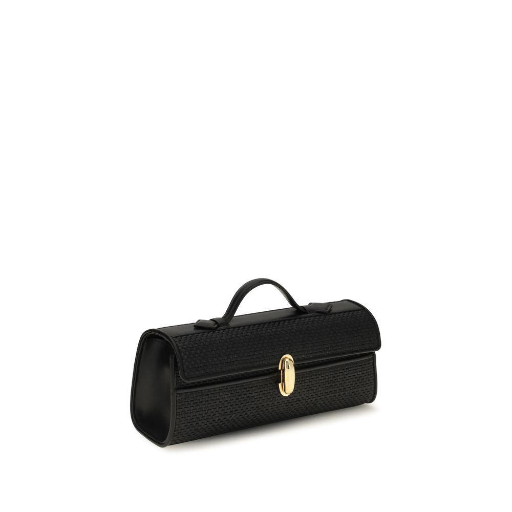 Savette Black Raffia Women's Handbag