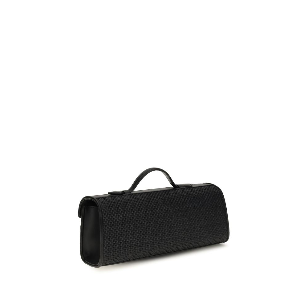 Savette Black Raffia Women's Handbag
