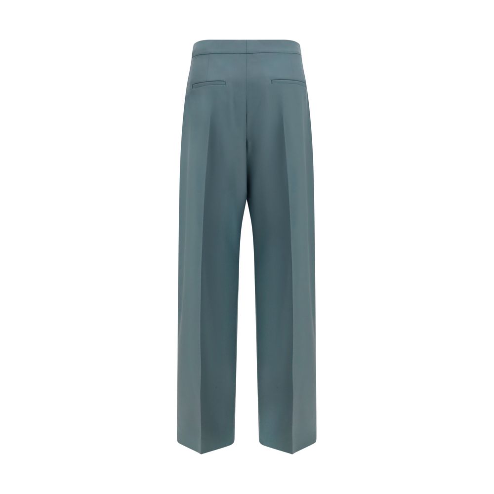 Chloé Bicolor Wool Oves Aries Dress Women's Pants