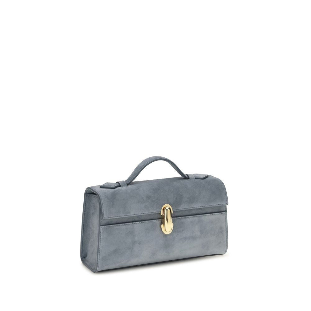 Savette Blue Calf Leather Bos Taurus Women's Handbag