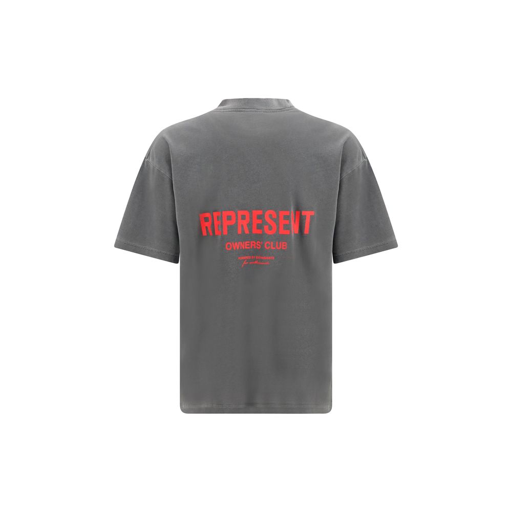 Represent Gray Cotton Men's T-Shirt