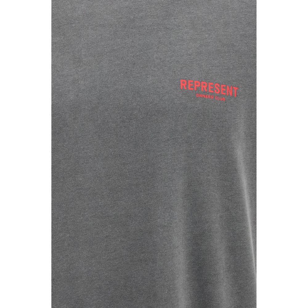 Represent Gray Cotton Men's T-Shirt