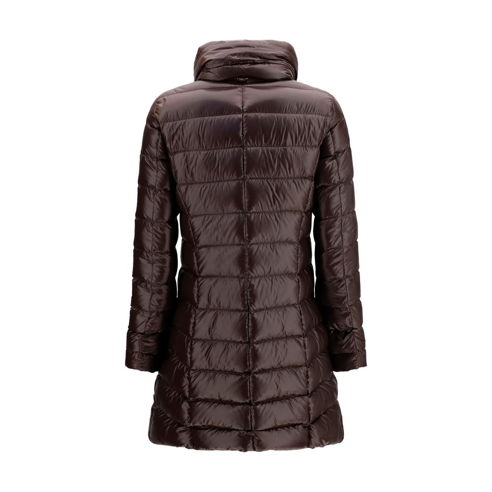 Herno Brown Polyamide Full-Length Women's Jacket