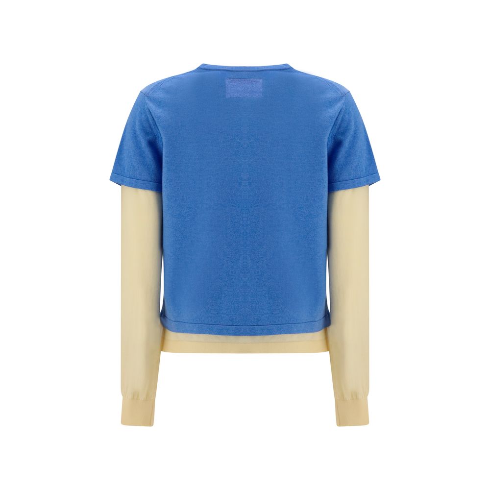 Guest in Residence Blue Cotton Women's Sweatshirt