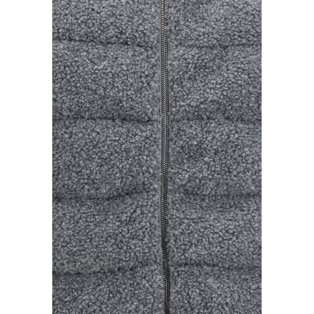 Herno Gray Polyester Sleeveless Women's Jacket