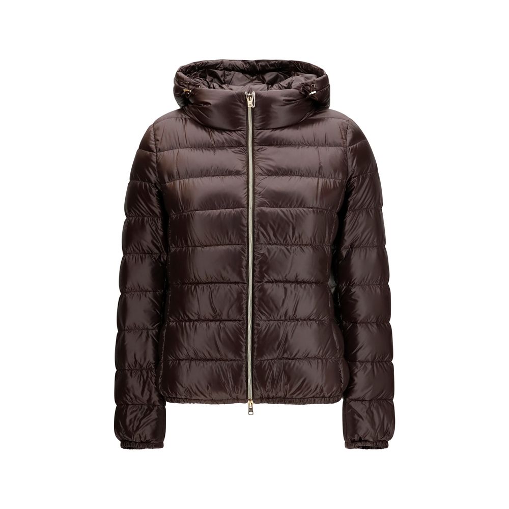 Herno Brown Polyamide Full-Length Women's Jacket