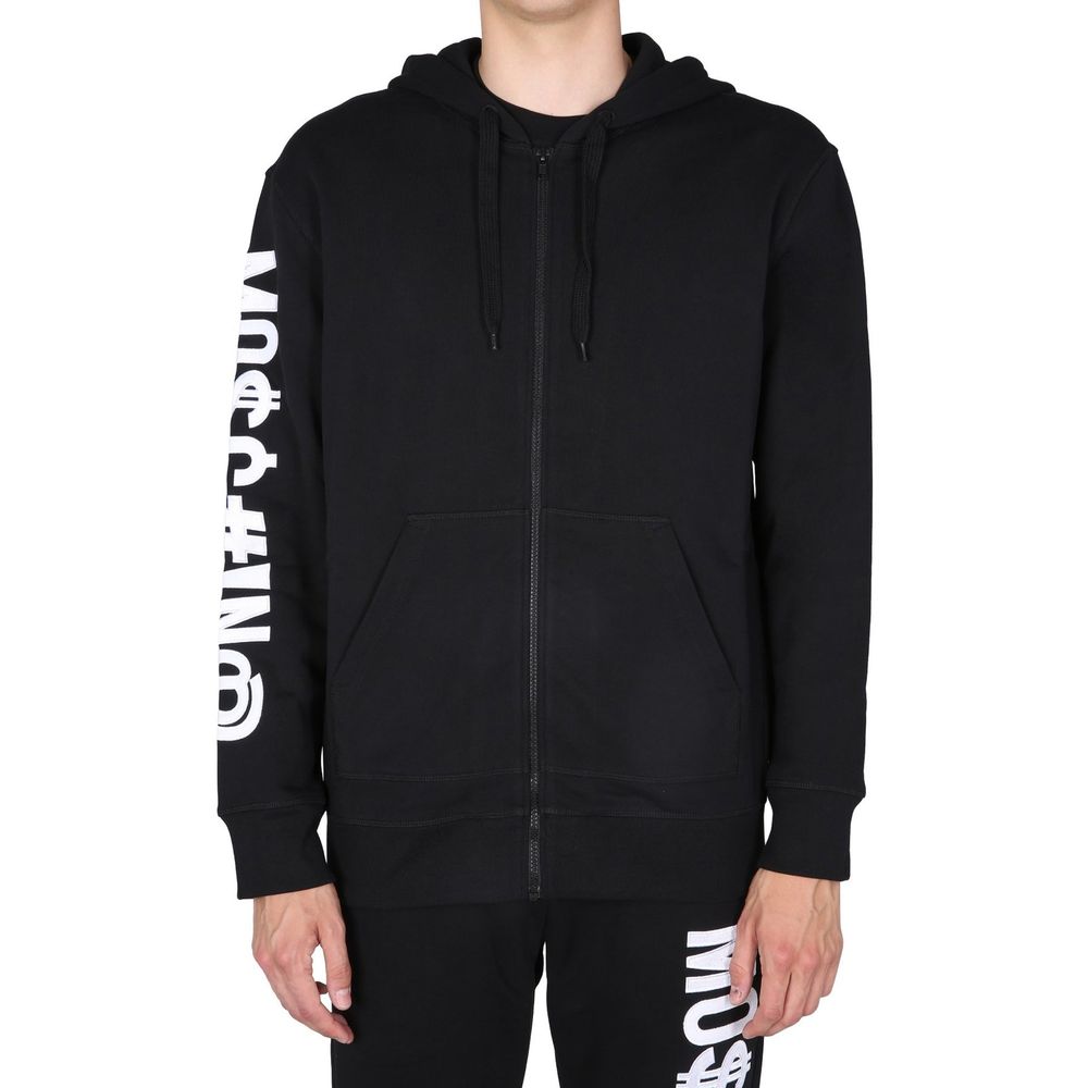 Moschino Couture Black Cotton Men's Sweatshirt