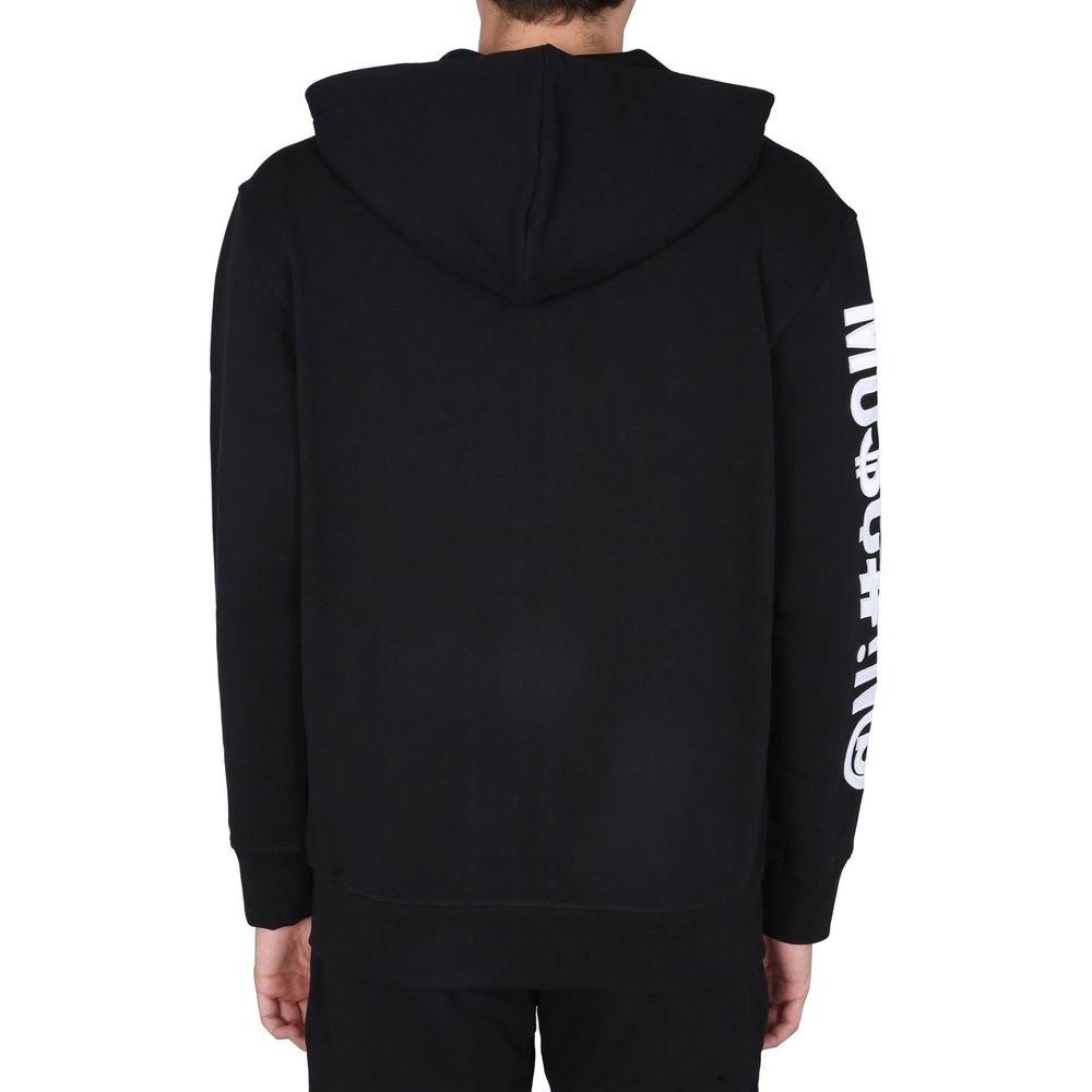Moschino Couture Black Cotton Men's Sweatshirt