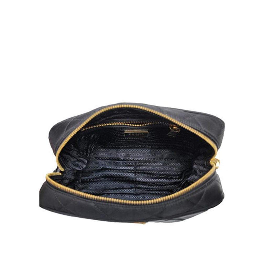 Prada Black Nylon Shoulder Women's Bag