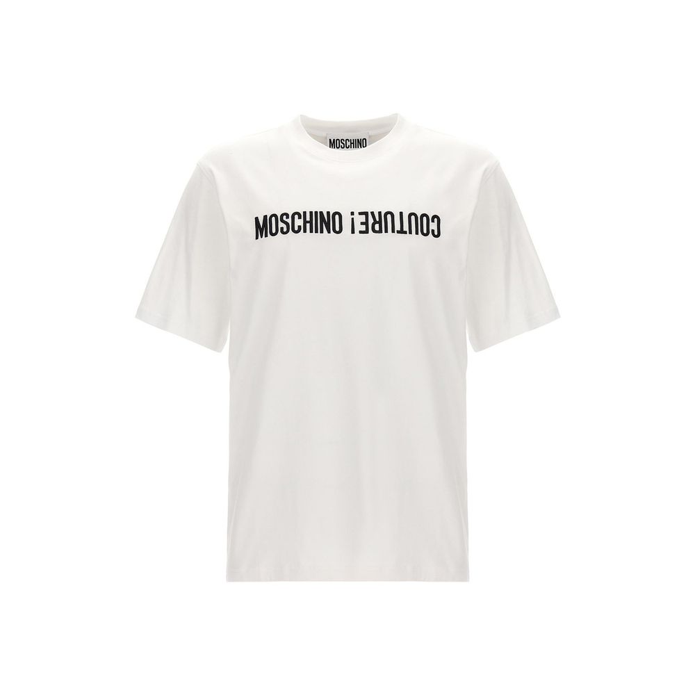 Moschino White Cotton Men's T-Shirt