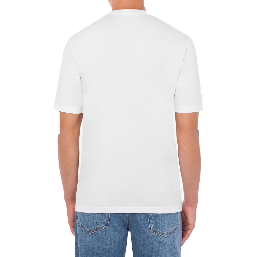 Moschino White Cotton Men's T-Shirt