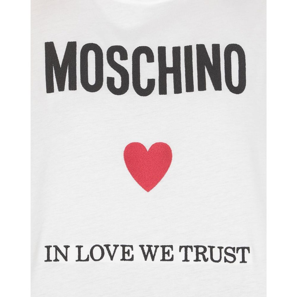 Moschino Couture White Cotton Men's T-Shirt