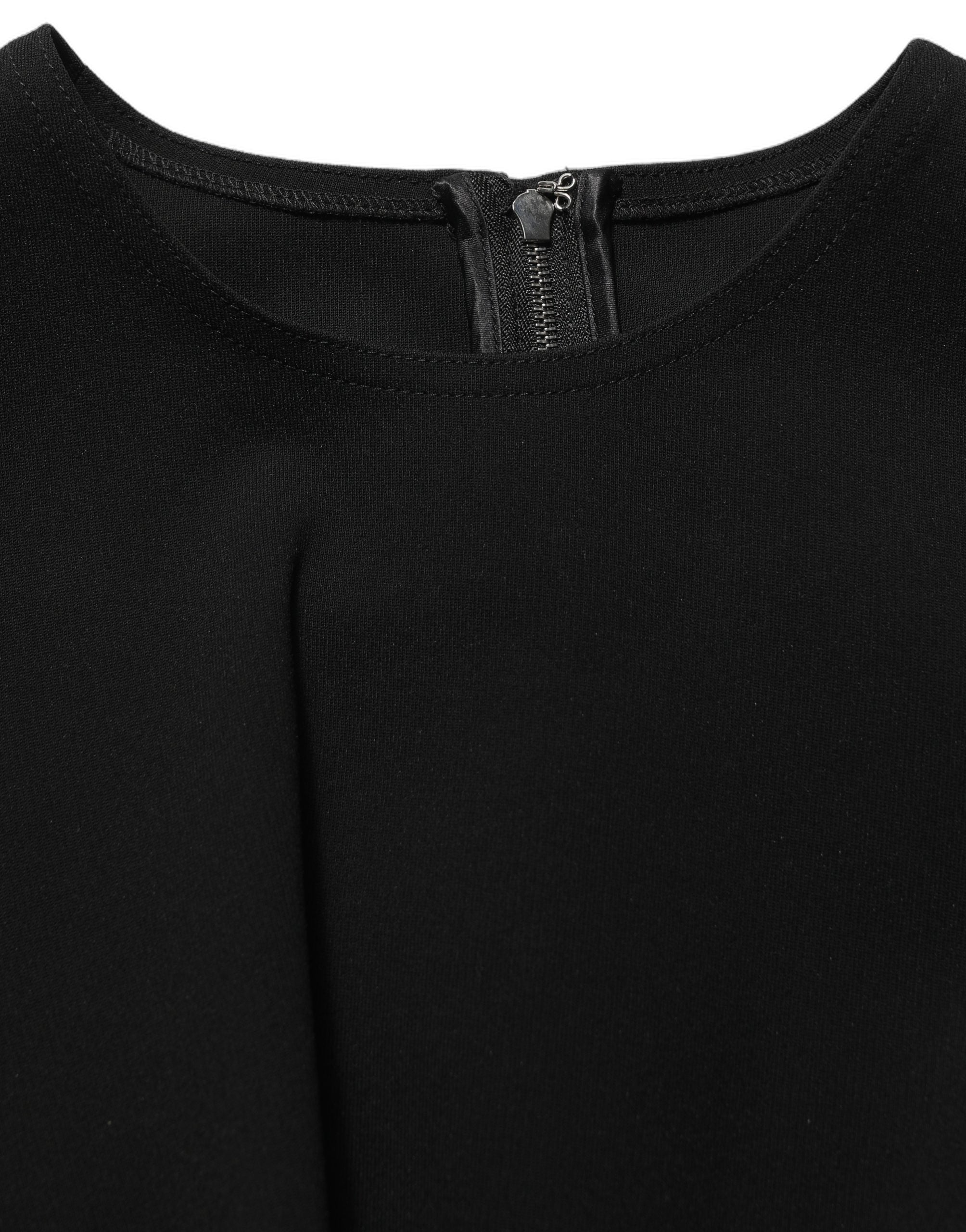 Dolce & Gabbana Black Cut Out Detail Sleeveless Maxi Women's Dress