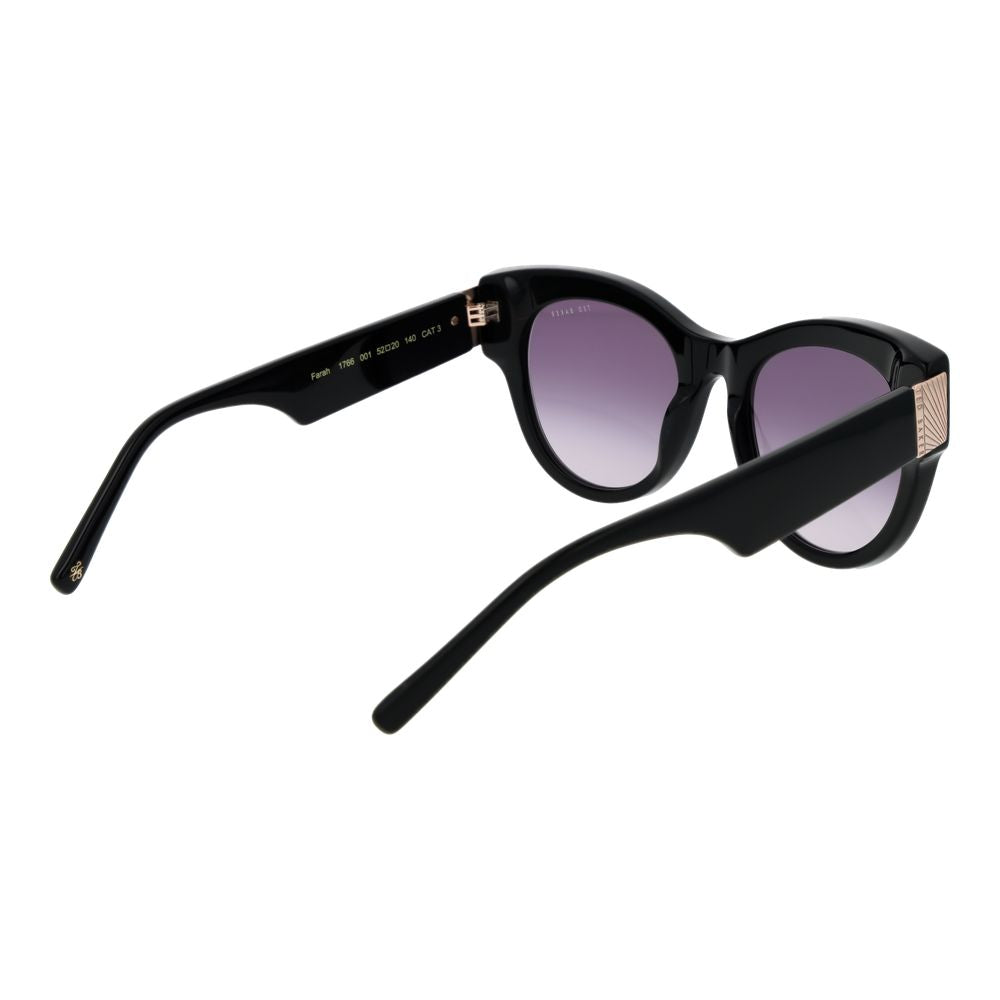 Ted Baker Black Acetate Women's Sunglasses