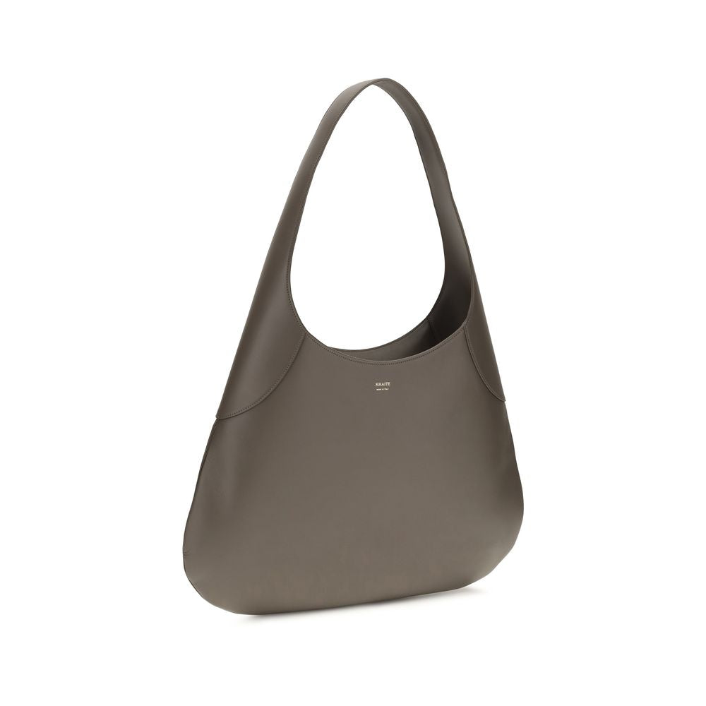 Khaite Gray Calf Leather Bos Taurus Women's Handbag