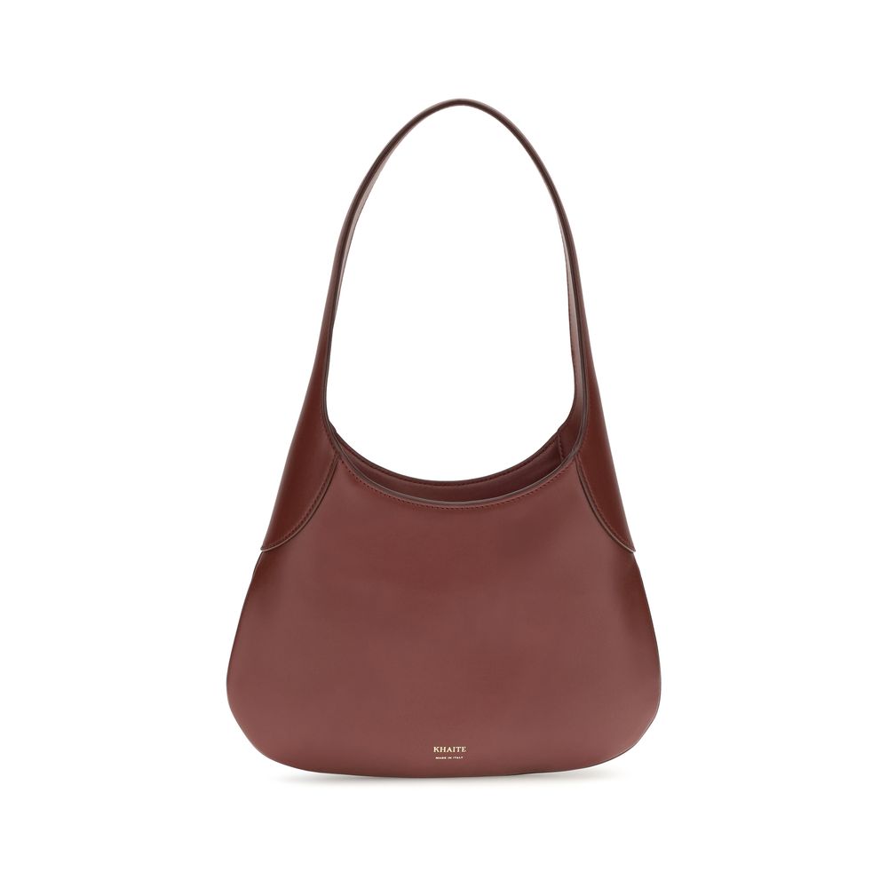 Khaite Bordeaux Calf Leather Bos Taurus Shoulder Women's Bag
