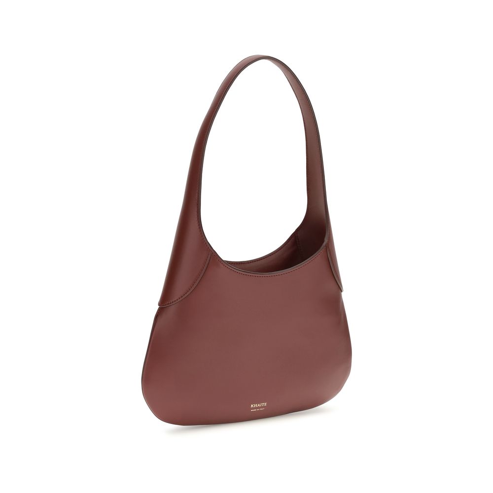 Khaite Bordeaux Calf Leather Bos Taurus Shoulder Women's Bag