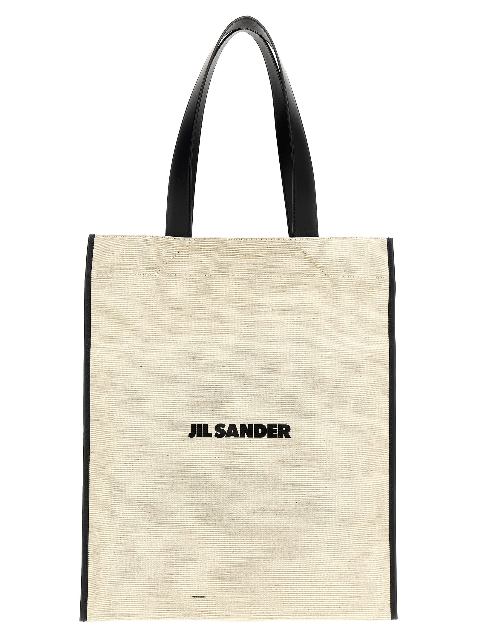 Jil Sander Bicolor Jute Tote Women's Bag