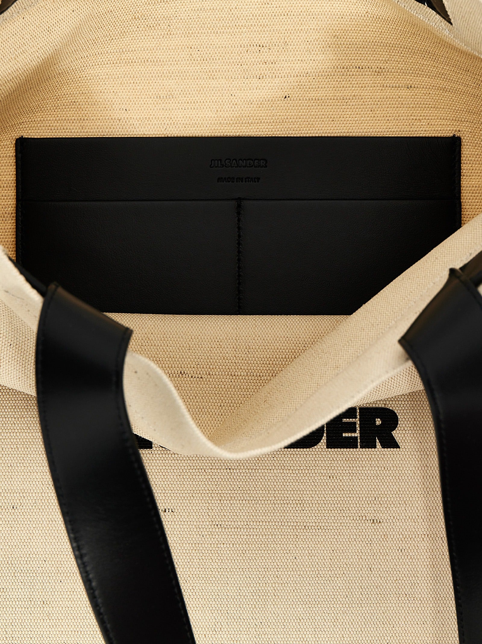 Jil Sander Bicolor Jute Tote Women's Bag