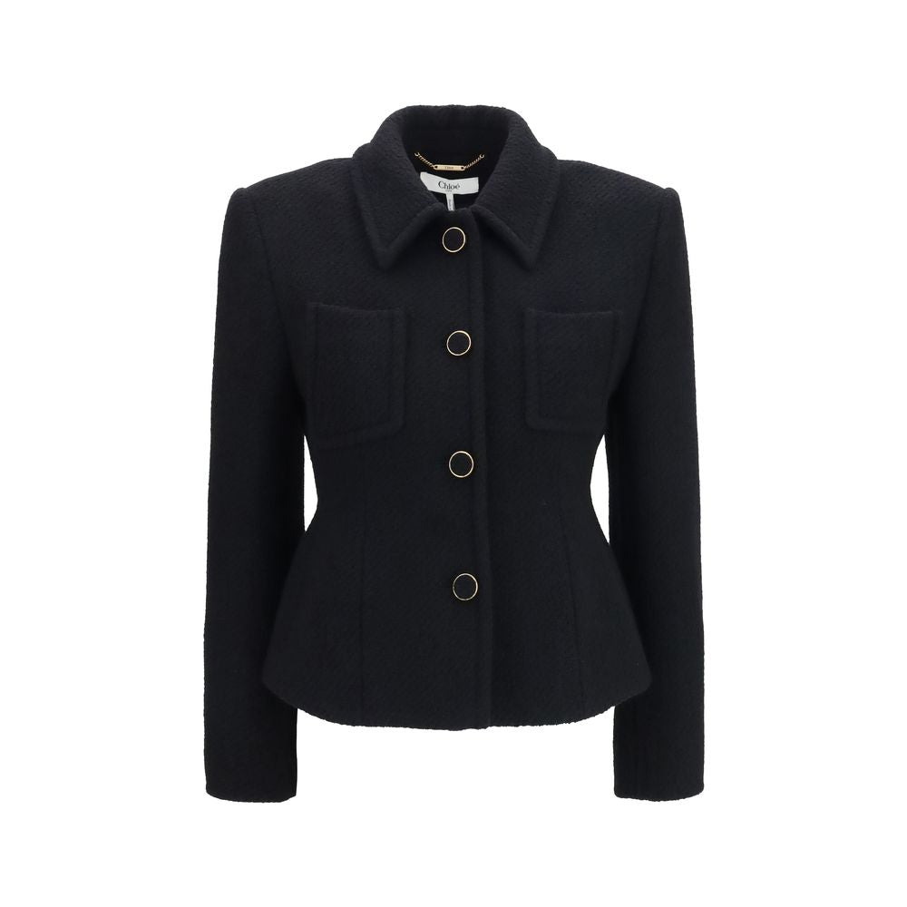 Chloé Black Wool Oves Aries Women's Blazer