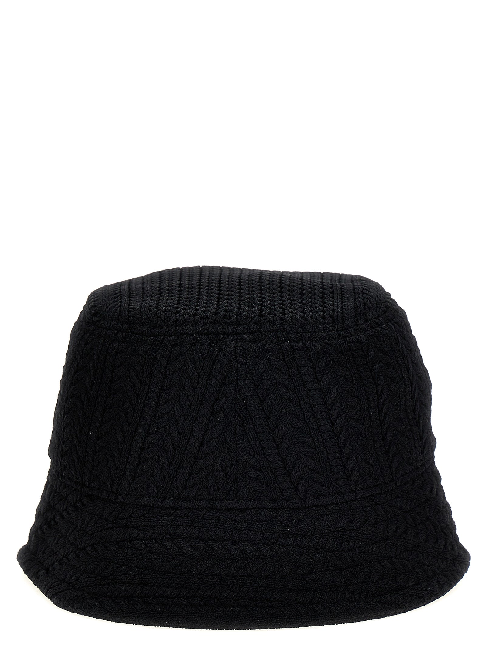 Jacquemus Black Viscose Bucket  Hat