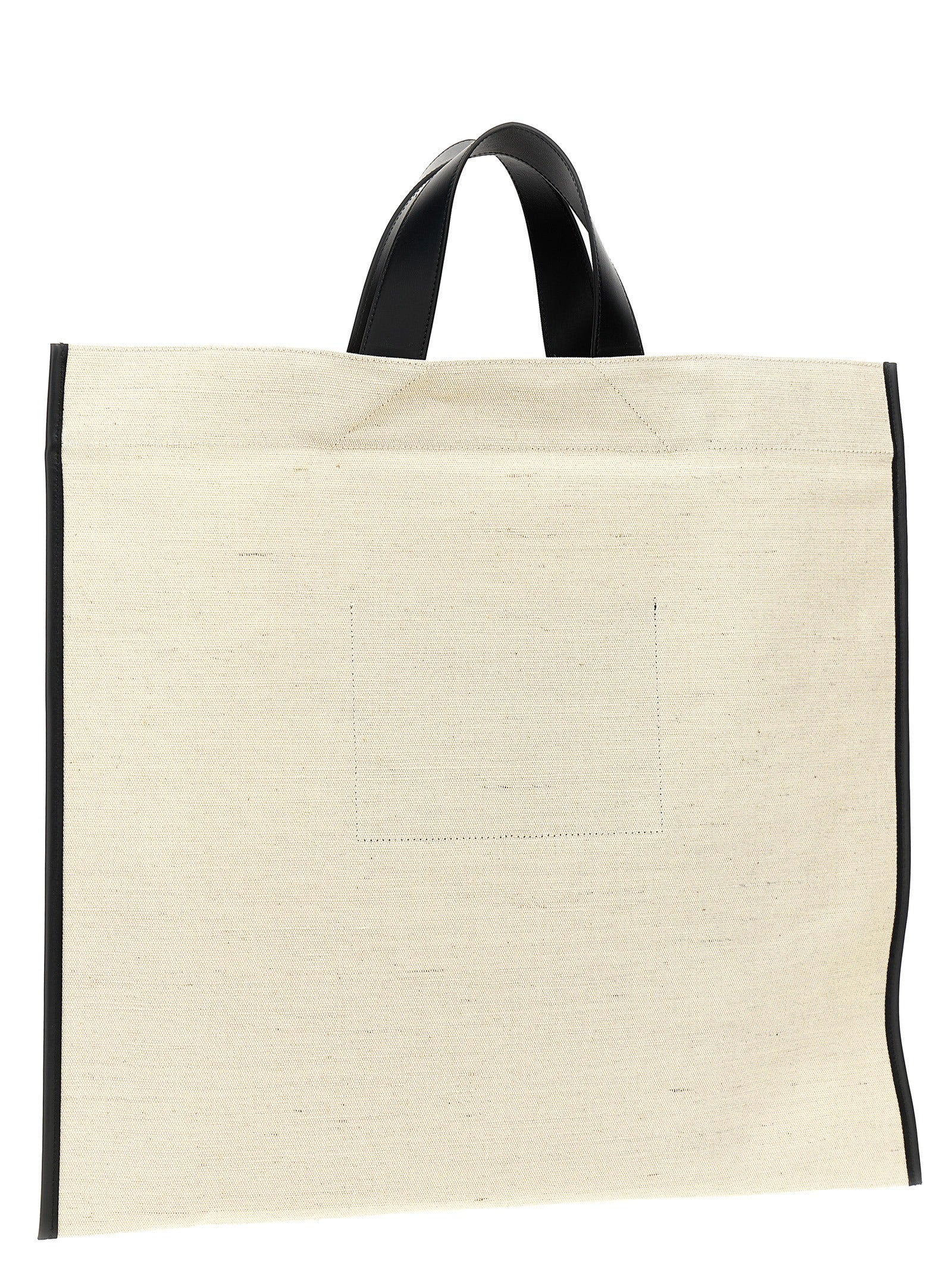 Jil Sander Bicolor Jute Tote Women's Bag
