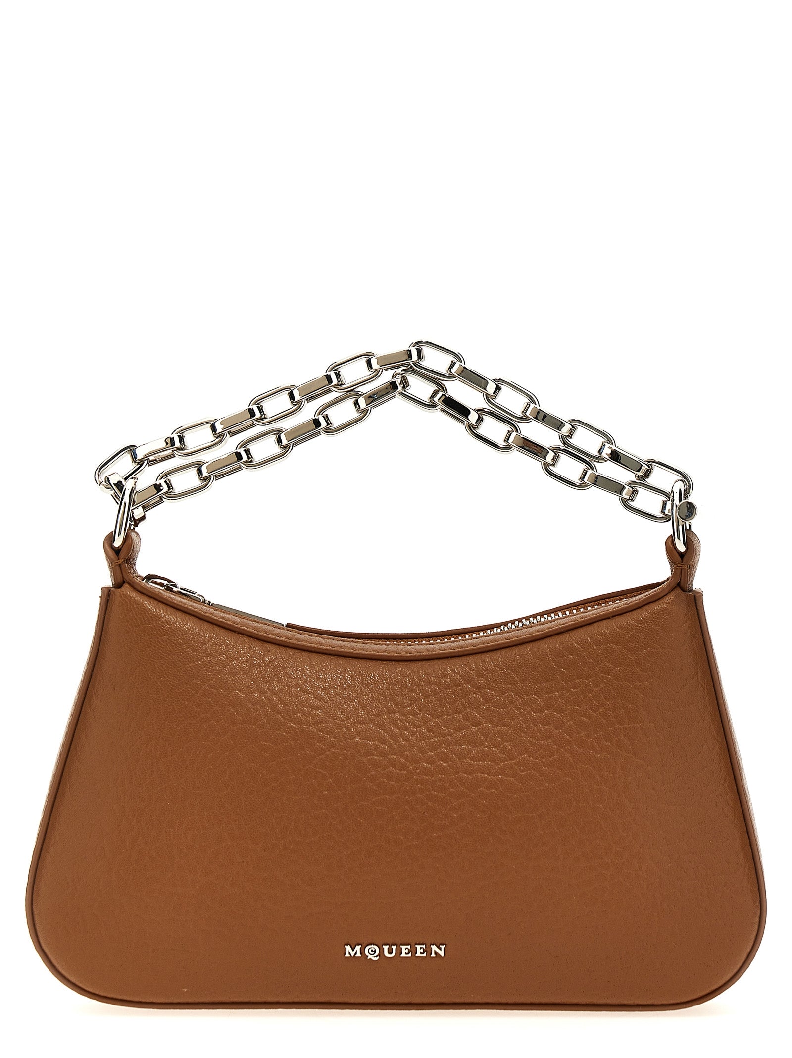 Alexander McQueen Brown Lamb Leather Women's Handbag