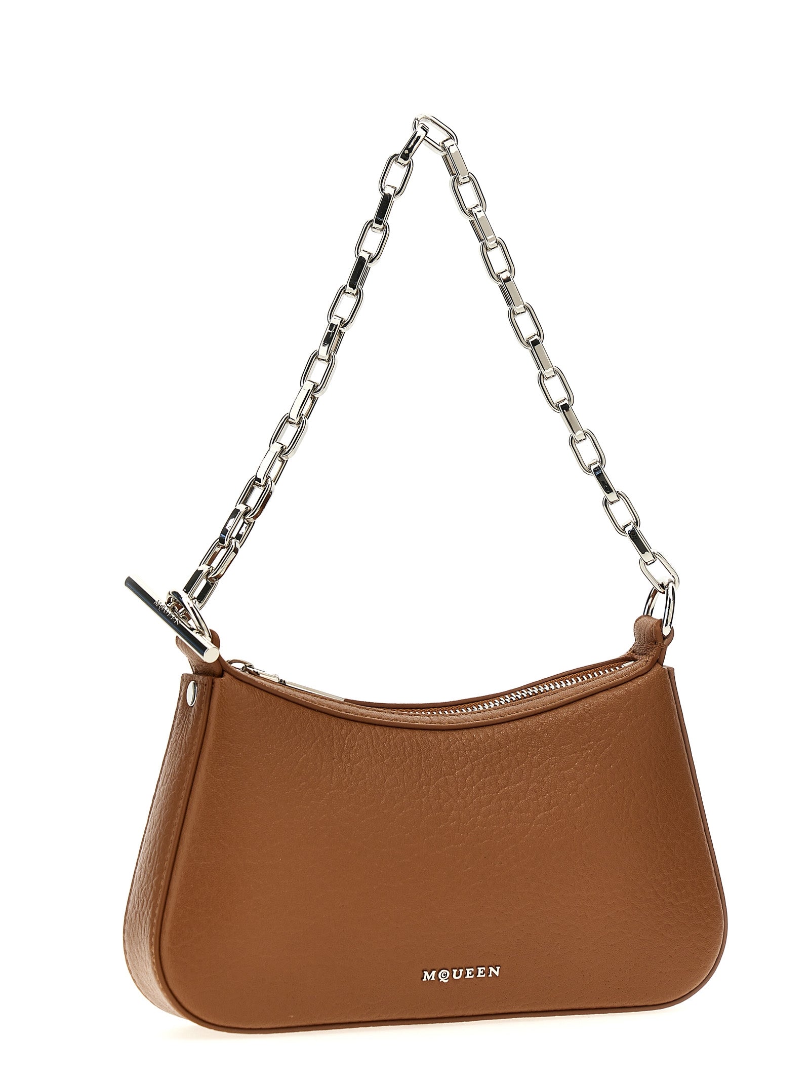 Alexander McQueen Brown Lamb Leather Women's Handbag