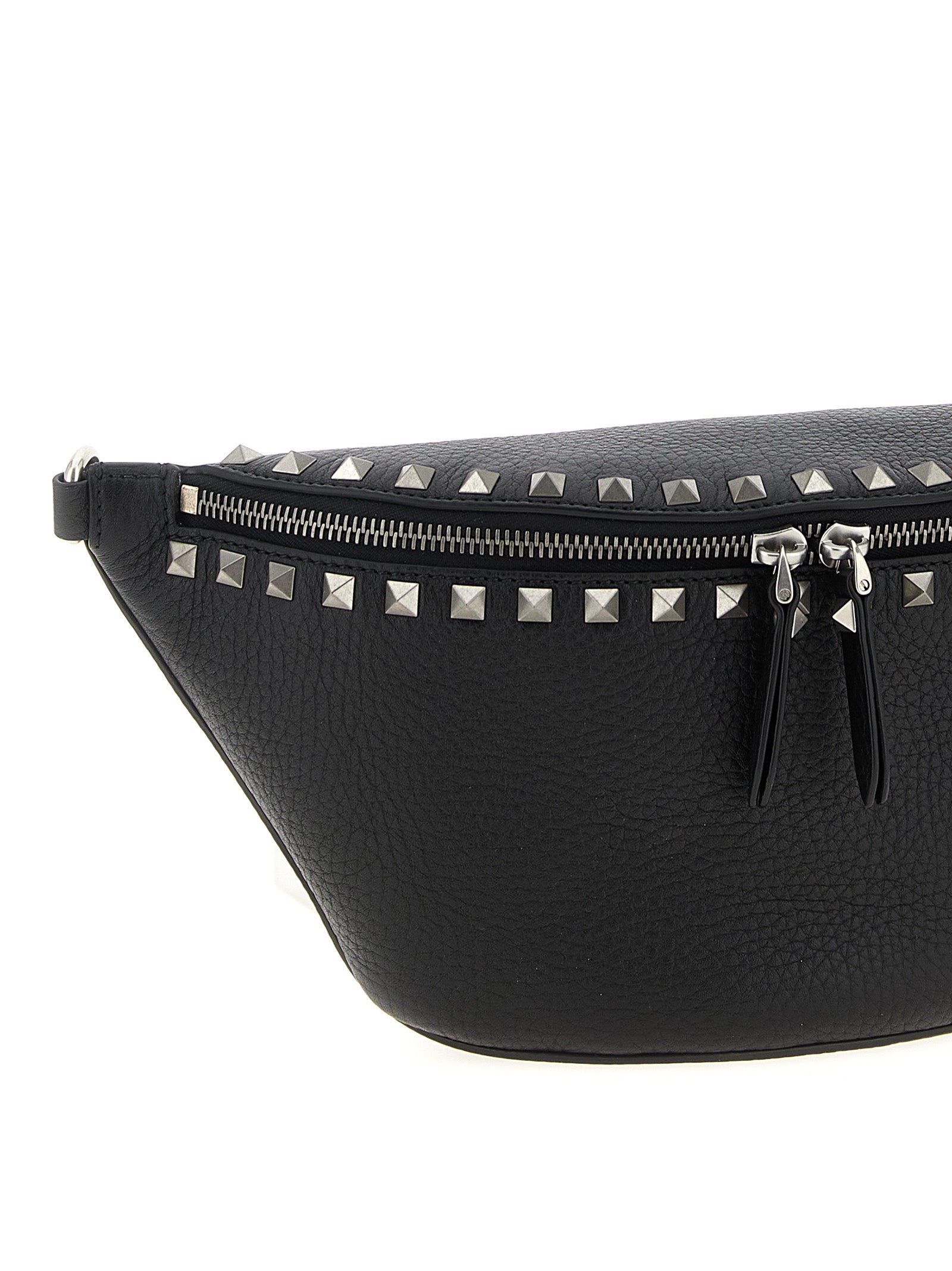 Valentino Garavani Black Calfskin Crossbody Men's Bag