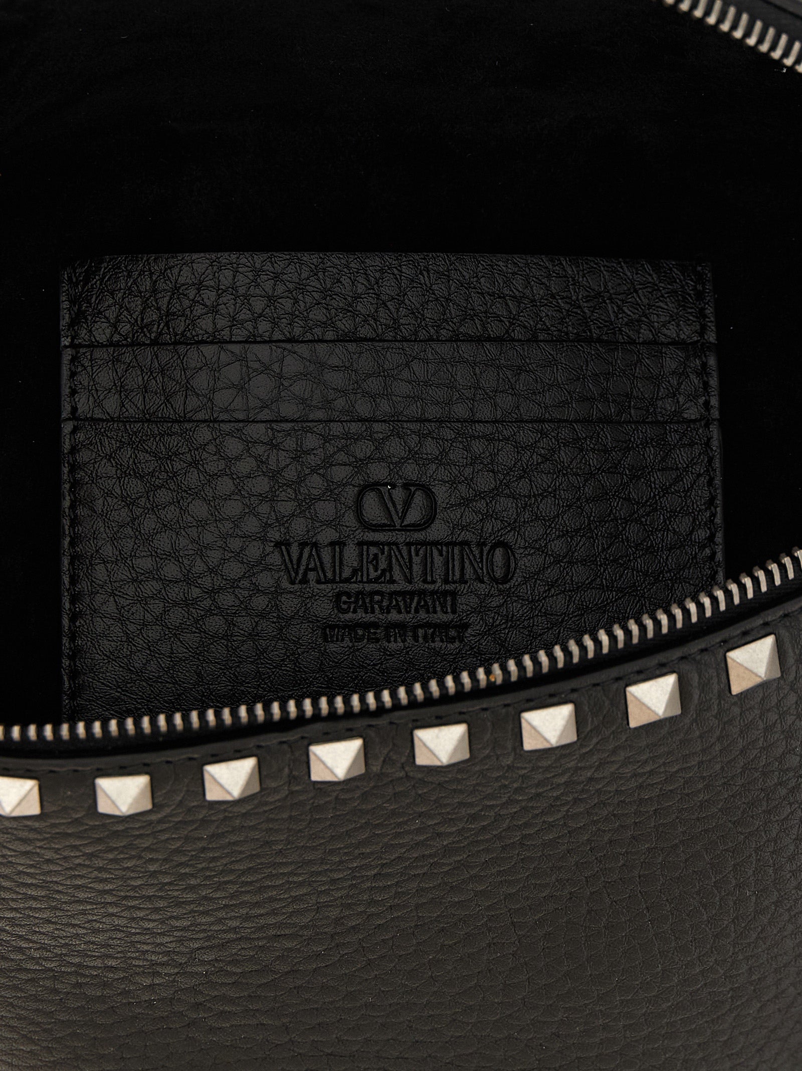 Valentino Garavani Black Calfskin Crossbody Men's Bag