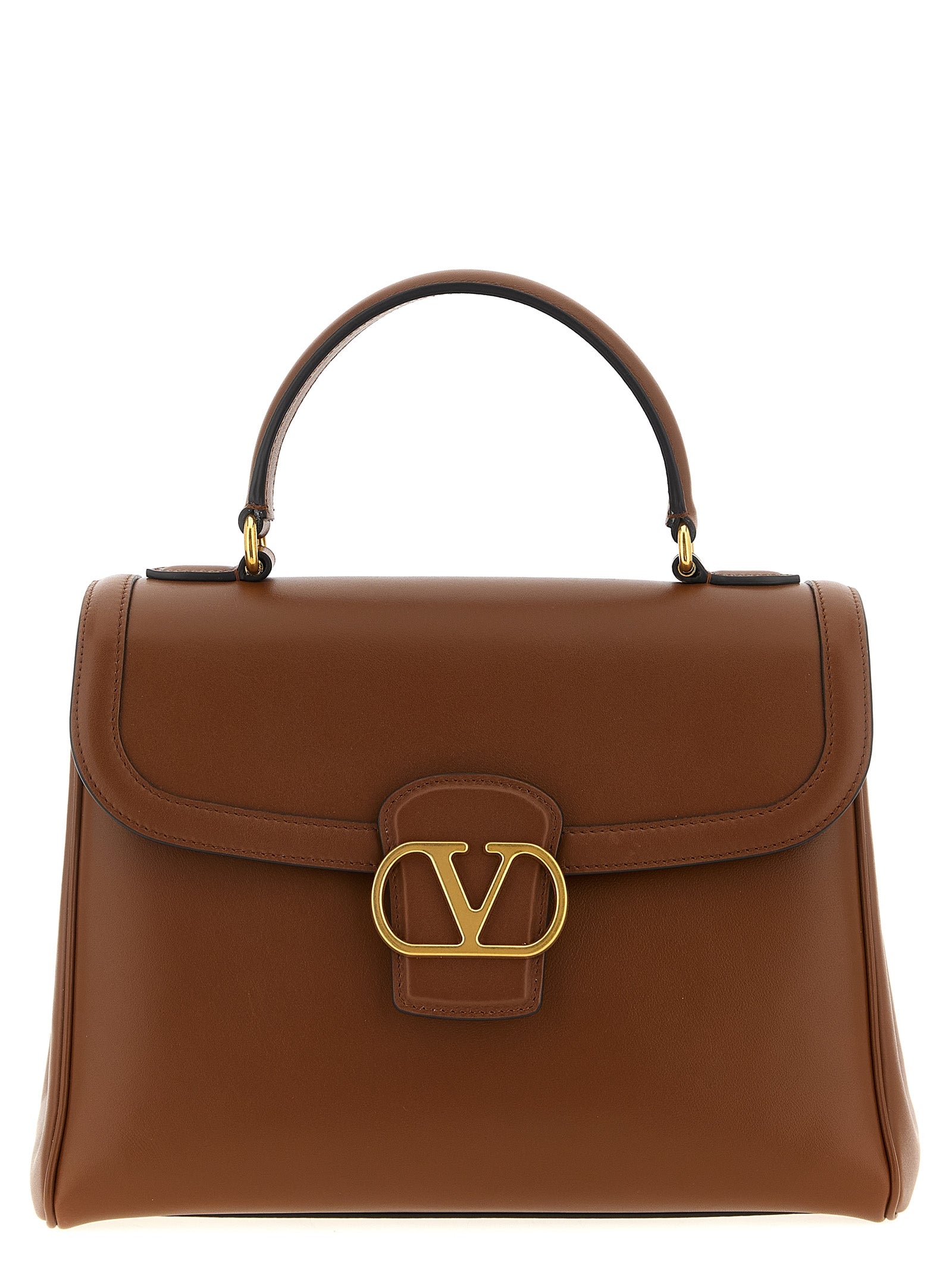 Valentino Garavani Brown Calfskin Women's Handbag