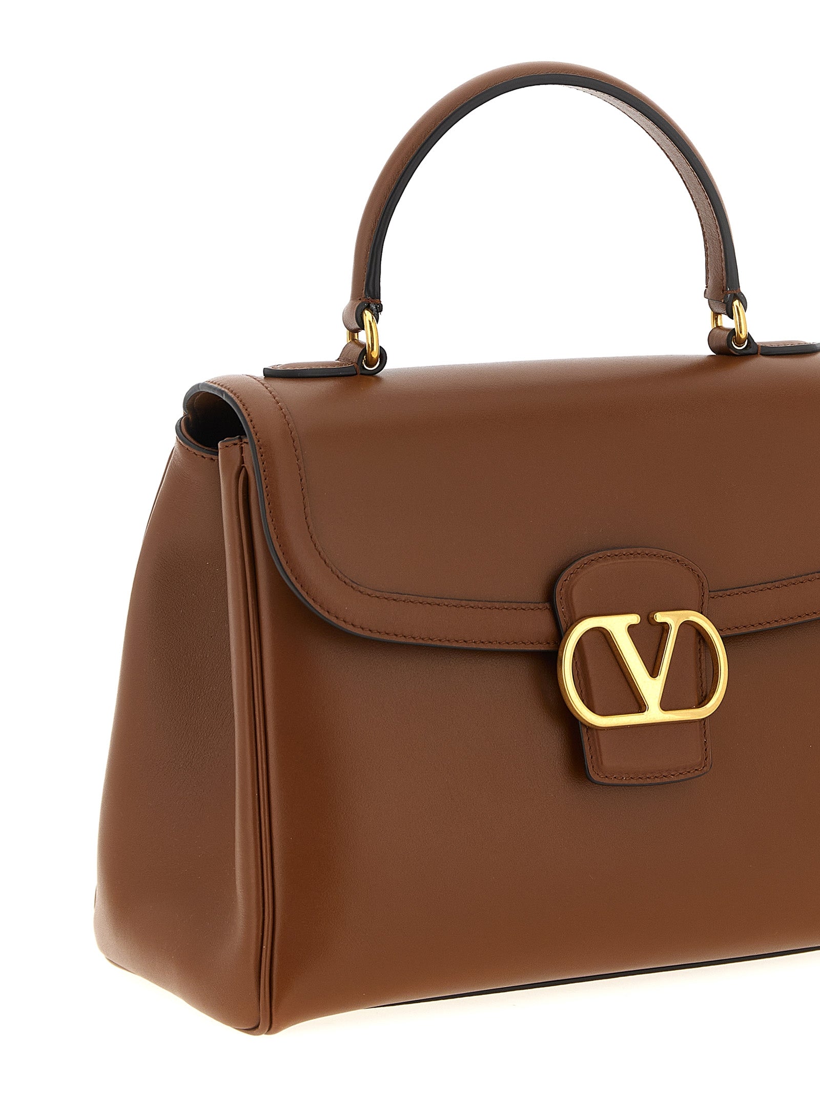 Valentino Garavani Brown Calfskin Women's Handbag