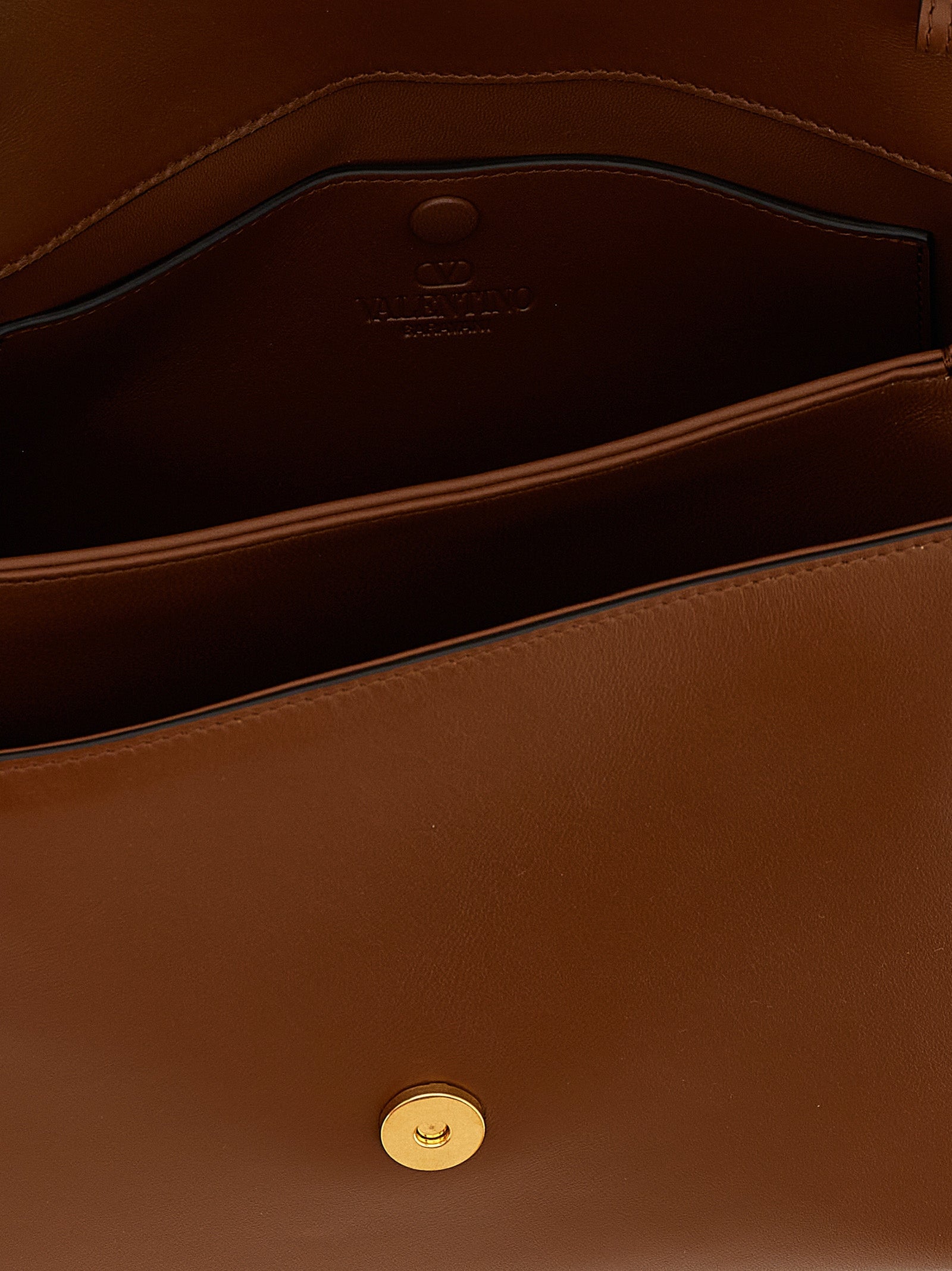 Valentino Garavani Brown Calfskin Women's Handbag