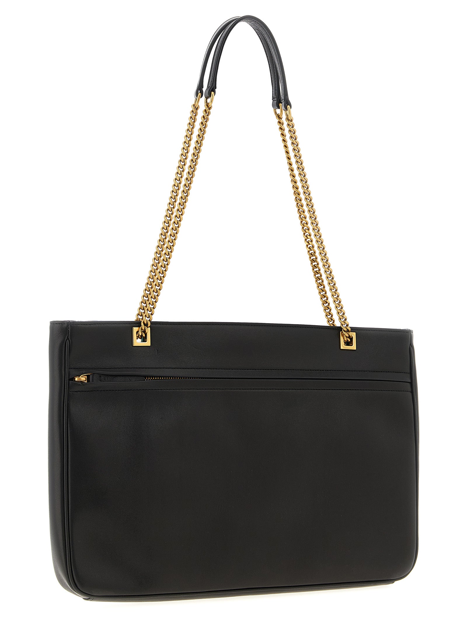 Valentino Garavani Brown Lamb Leather Tote  Bag