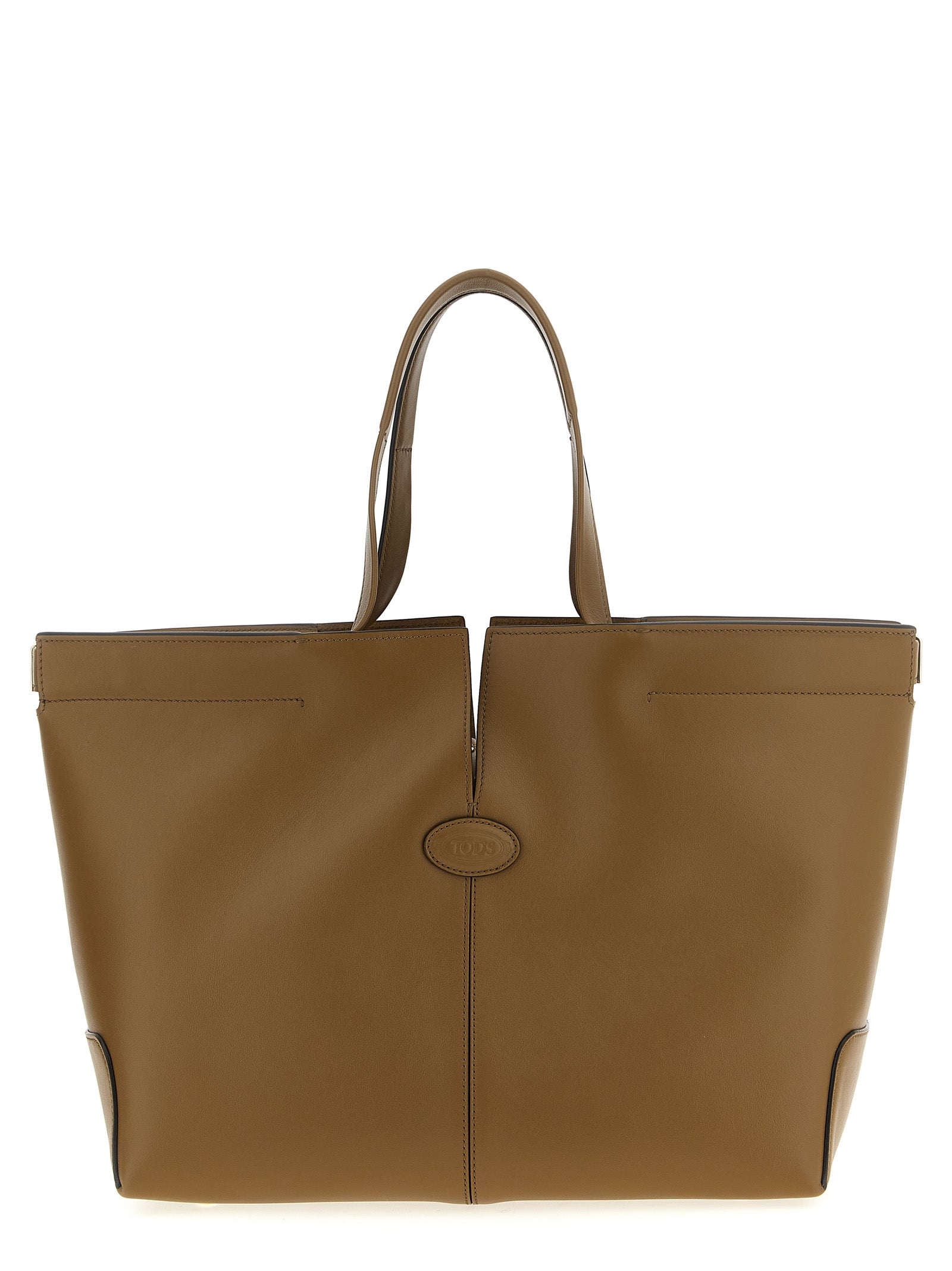 Tod's Bicolor Calfskin Tote Women's Bag