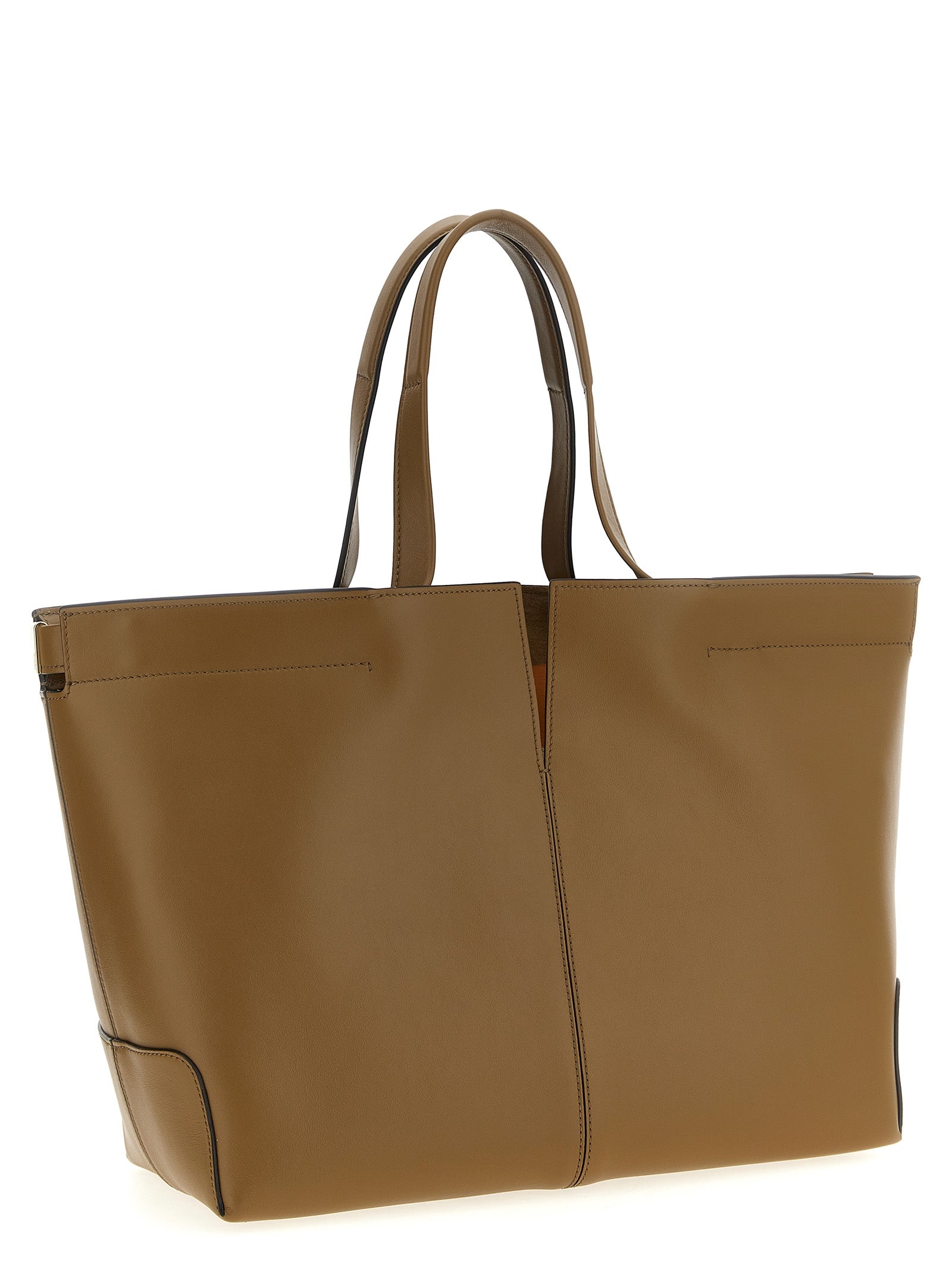 Tod's Bicolor Calfskin Tote Women's Bag