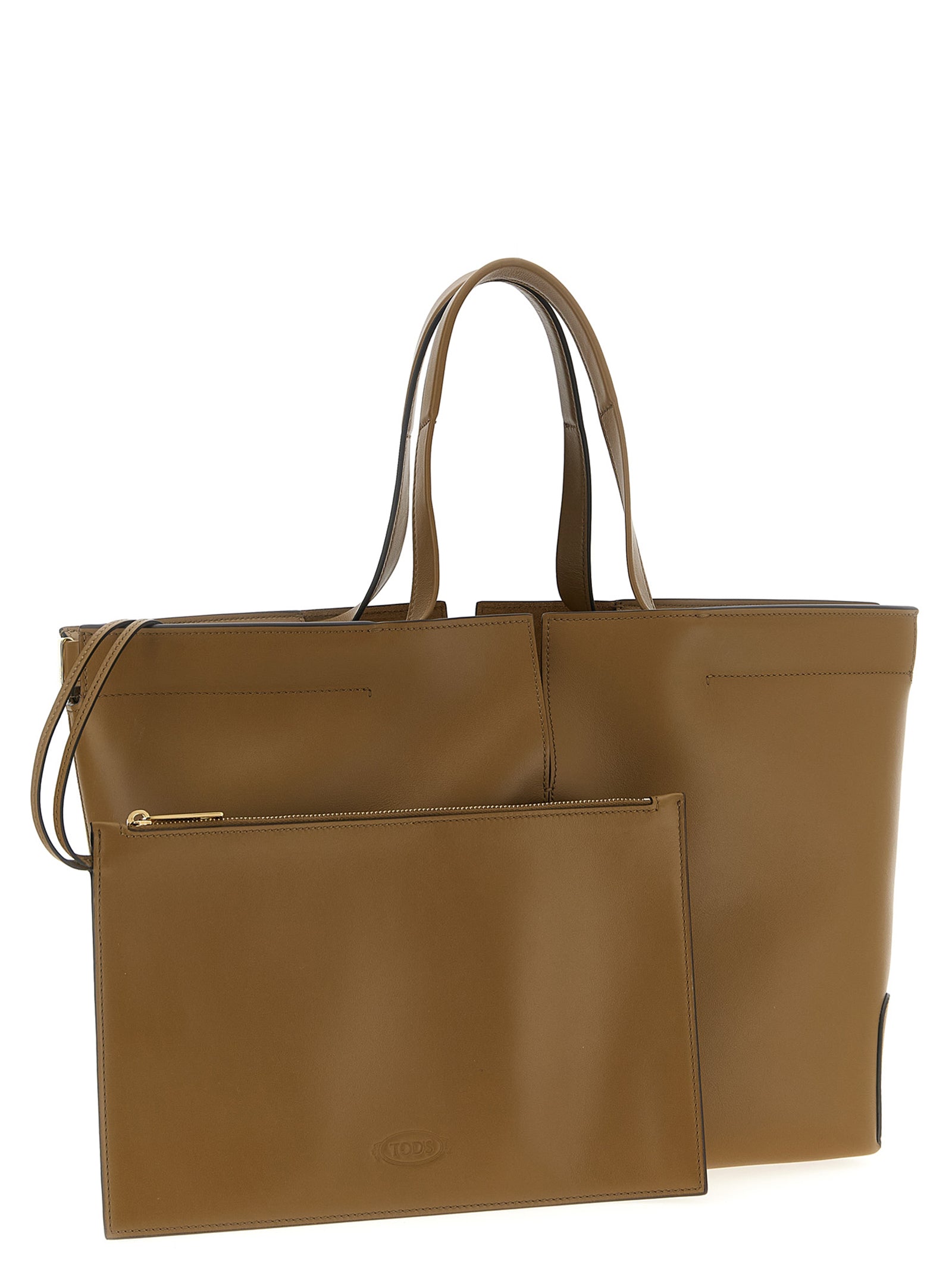 Tod's Bicolor Calfskin Tote Women's Bag