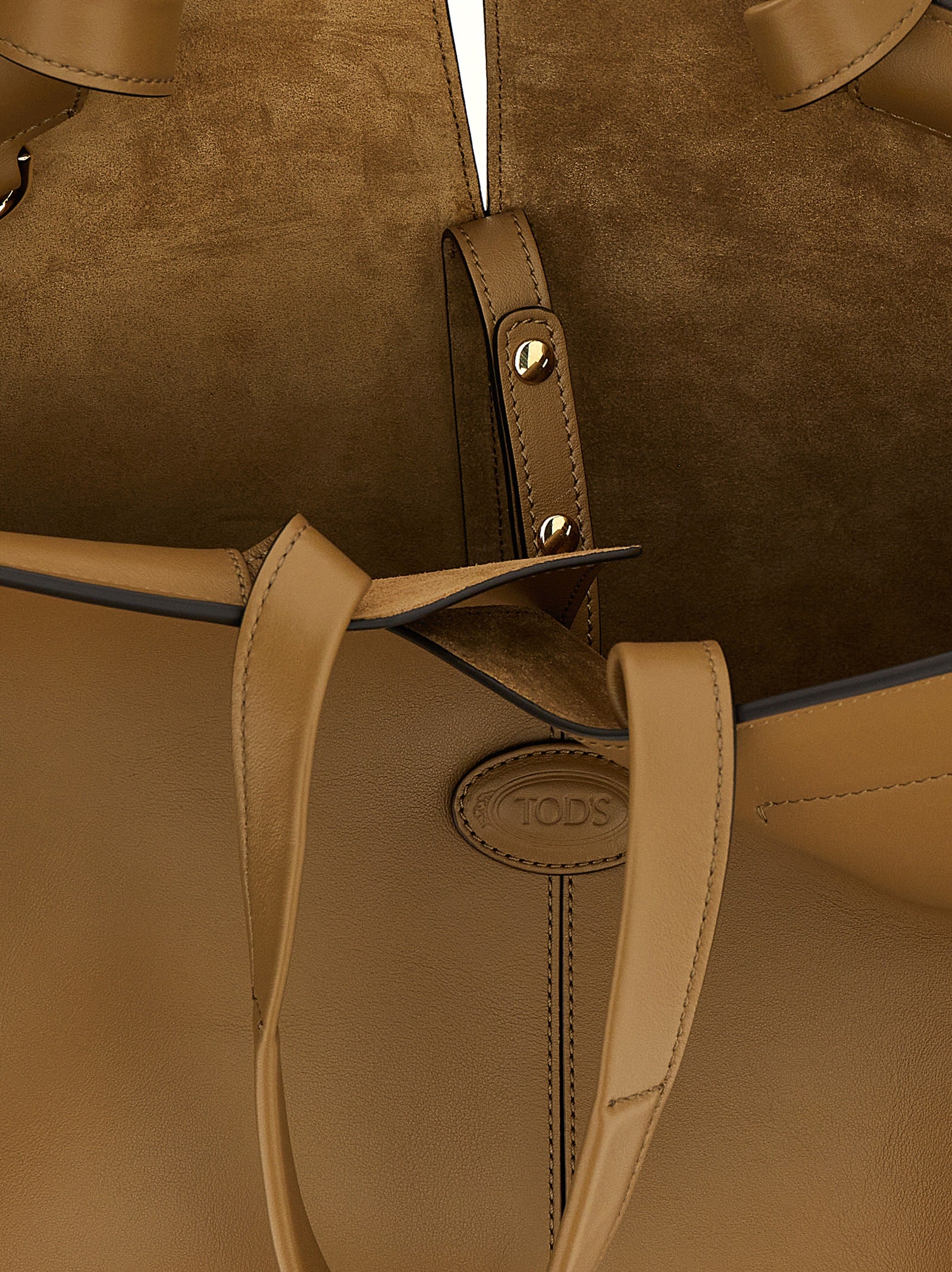 Tod's Bicolor Calfskin Tote Women's Bag