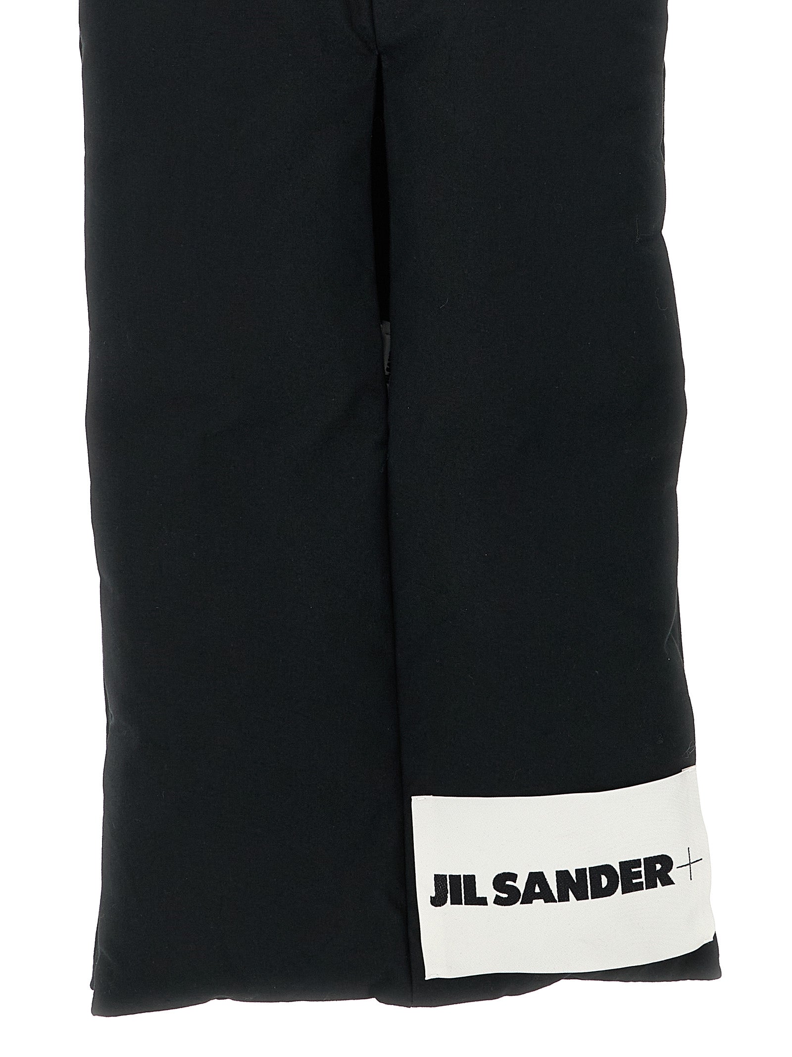 Jil Sander Black Cotton  Foulard