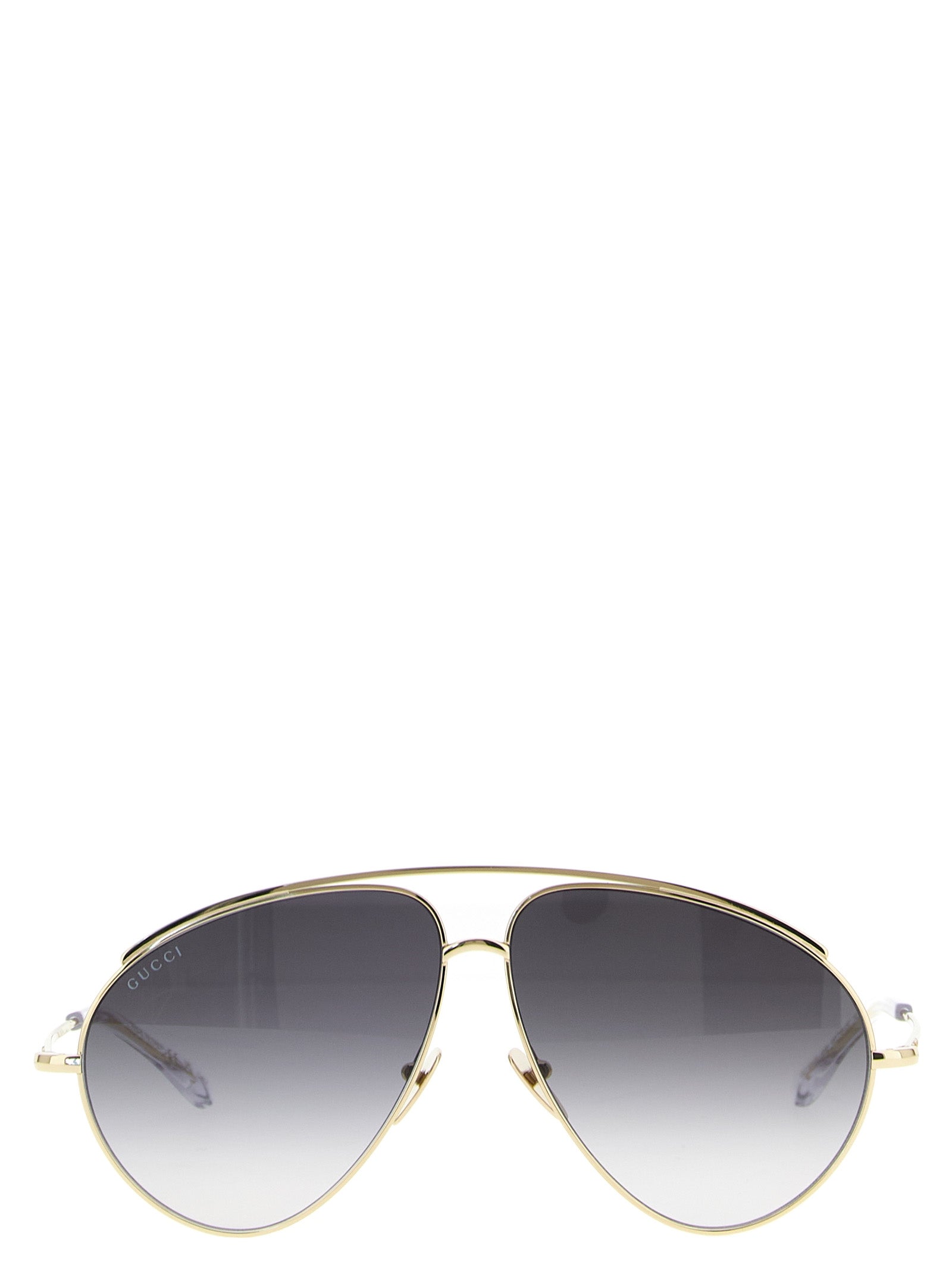 Gucci Gold Metal Women's Sunglasses
