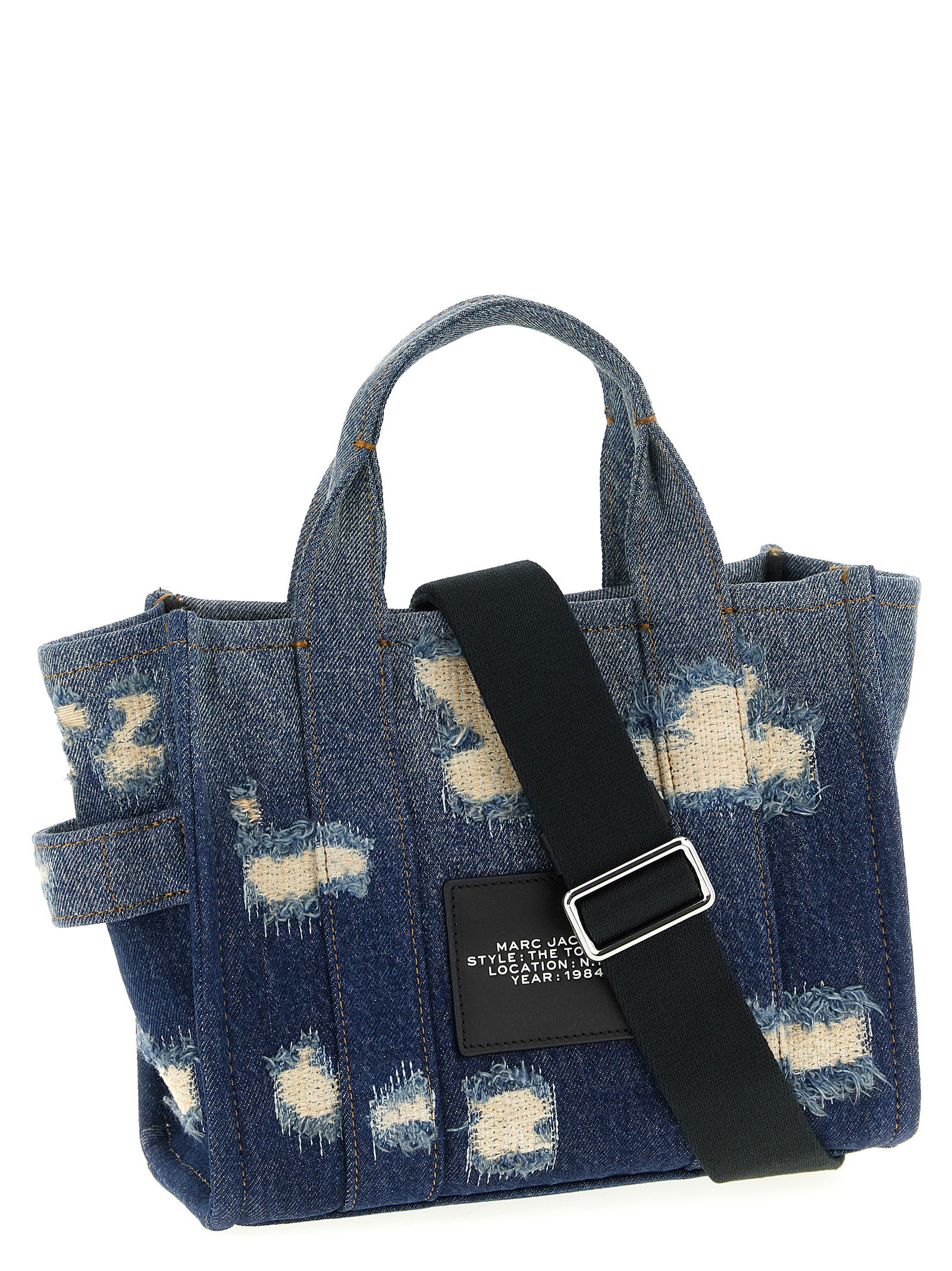 Marc Jacobs Blue Cotton Tote Women's Bag