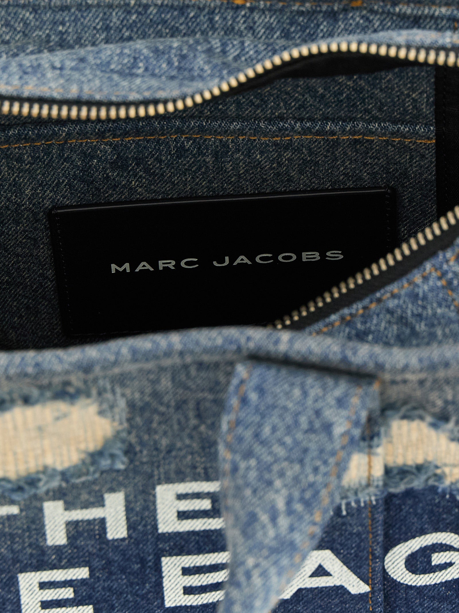 Marc Jacobs Blue Cotton Tote Women's Bag